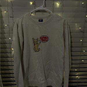 Vans Beige Sweatshirt with Dog Design